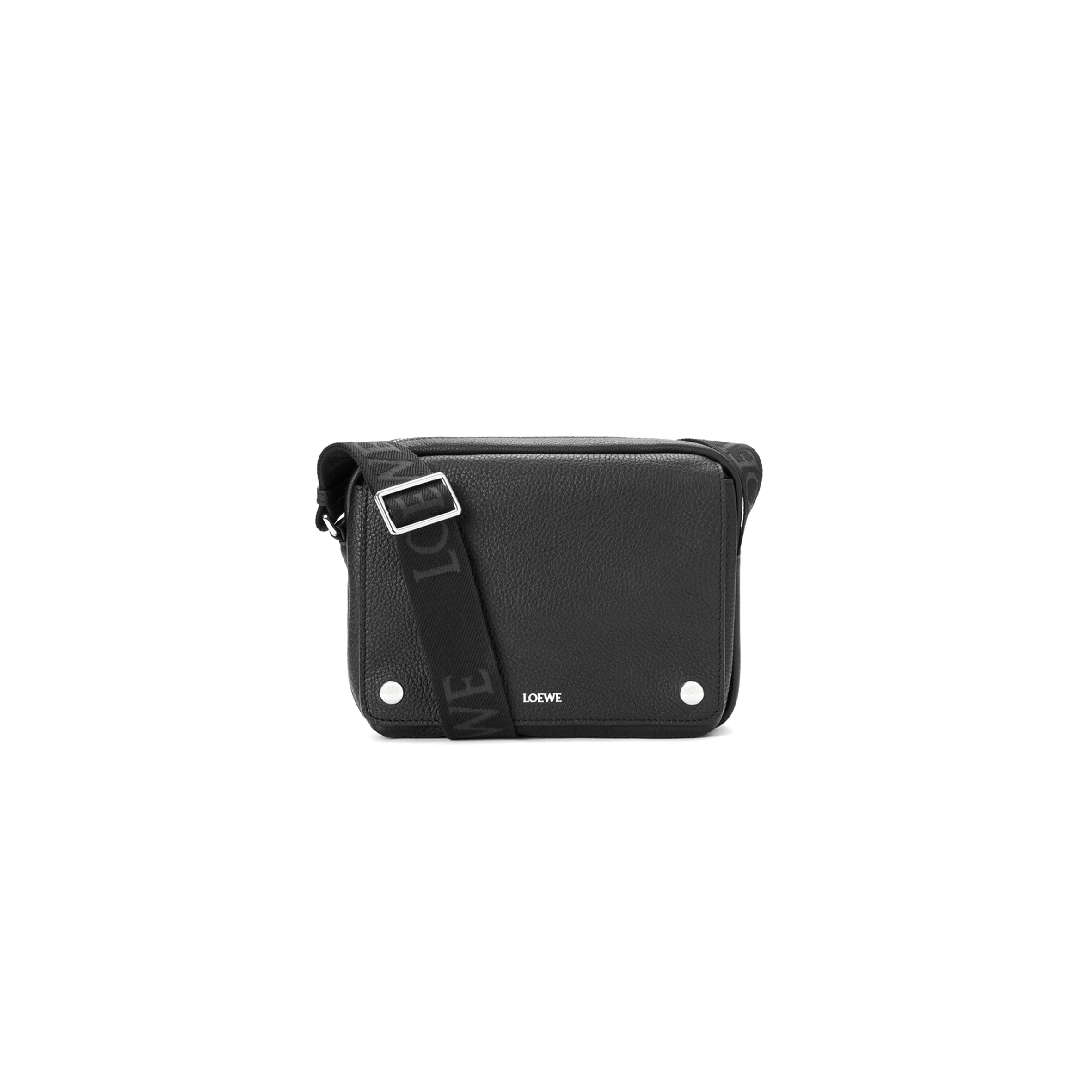 LOEWE MEDIUM PEBBLE MESSENGER BAG IN SUPPLE GRAINED CALFSKIN BANBA73X08 (23*18*9cm)